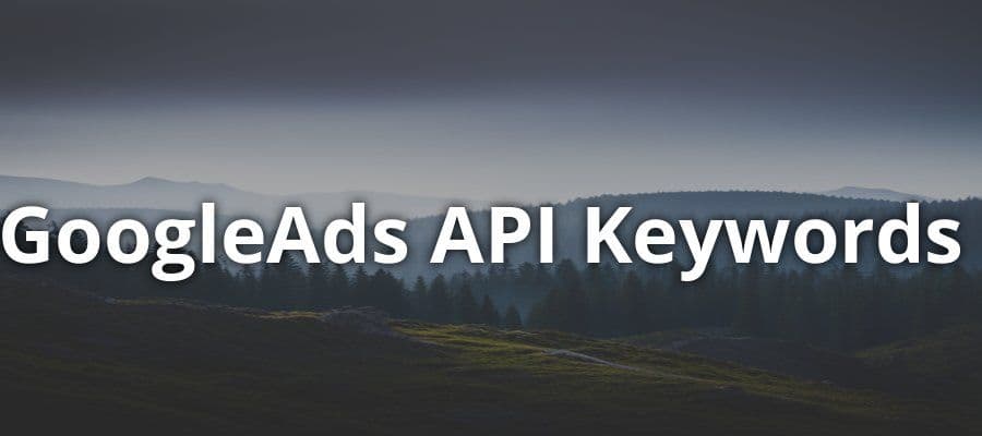 GoogleAds API Keyword Strategies